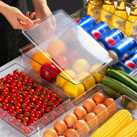Boîtes de rangement pour aliments en plastique PS imperméables, personnalisées en gros, OEM et ODM, pour congélateur