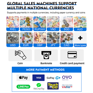 Máquina Expendedora de Agua Inteligente y Compacta con Pago por Monedas, Tarjeta y Código QR, Autoservicio Automático para Exteriores con Sistema de Agua Purificada - Product Image 6