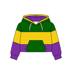 Ensemble de vêtements pour bébé garçon BLS0023, boutique personnalisée, imprimé patchwork violet, jaune, vert, vente en gros, ensemble à manches longues - Product Image 6