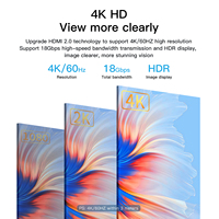Cable HDMI Mindpure 4K de Alta Velocidad con Ethernet 19+1 CCS, Cable Chapado en Oro de 0.5m a 20m para Hogar, Oficina, TV, PC, Decodificador, HDTV, Monitor