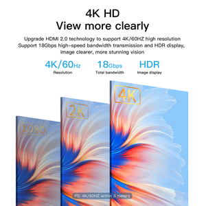 <span class=keywords><strong>Cable</strong></span> <span class=keywords><strong>HDMI</strong></span> Mindpure <span class=keywords><strong>4K</strong></span> de Alta Velocidad con Ethernet 19+1 CCS, <span class=keywords><strong>Cable</strong></span> Chapado en Oro de 0.5m a 20m para Hogar, Oficina, TV, PC, Decodificador, HDTV, Monitor - Product Image 2