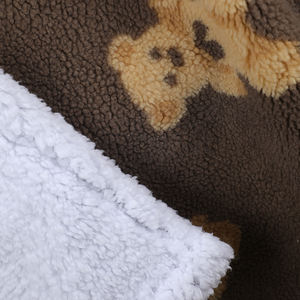 <span class=keywords><strong>Couverture</strong></span> de couette d'hiver à 2 épaisseurs en stock, <span class=keywords><strong>couverture</strong></span> polaire double couche en <span class=keywords><strong>laine</strong></span> Sherpa teddy imprimée - Product Image 5