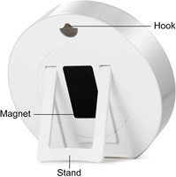 Timer Mekanik Bulat, Timer Visual untuk Ruang Kelas, Timer Dapur dengan Magnet