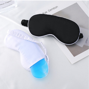 <span class=keywords><strong>Masque</strong></span> de sommeil en soie satinée <span class=keywords><strong>avec</strong></span> compresse froide/chaude personnalisée pour voyage, avion, hôtel, <span class=keywords><strong>avec</strong></span> poche à glace - Product Image 6