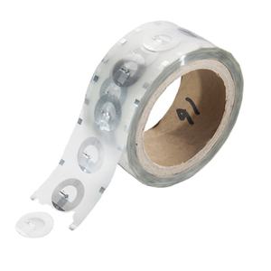 Étiquette NFC autocollante mini RFID 13,56 MHz imperméable, résistante aux intempéries et durable, en rouleau, pour cartes de visite, paiement, usage hôtelier (matériau PET) - Product Image 2