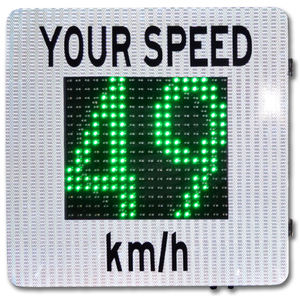 إشارة سرعة الرادار لكشف رادار قياس السرعة, شاشة عرض Led للسرعة الخارجية - Product Image 2