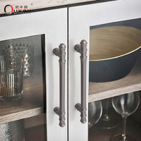 Oukali Moderne Simple Meuble Armoire 128mm Poignées De Porte Armoire Cuivre Brossé Placard Zinc Tiroir Placard Poignées