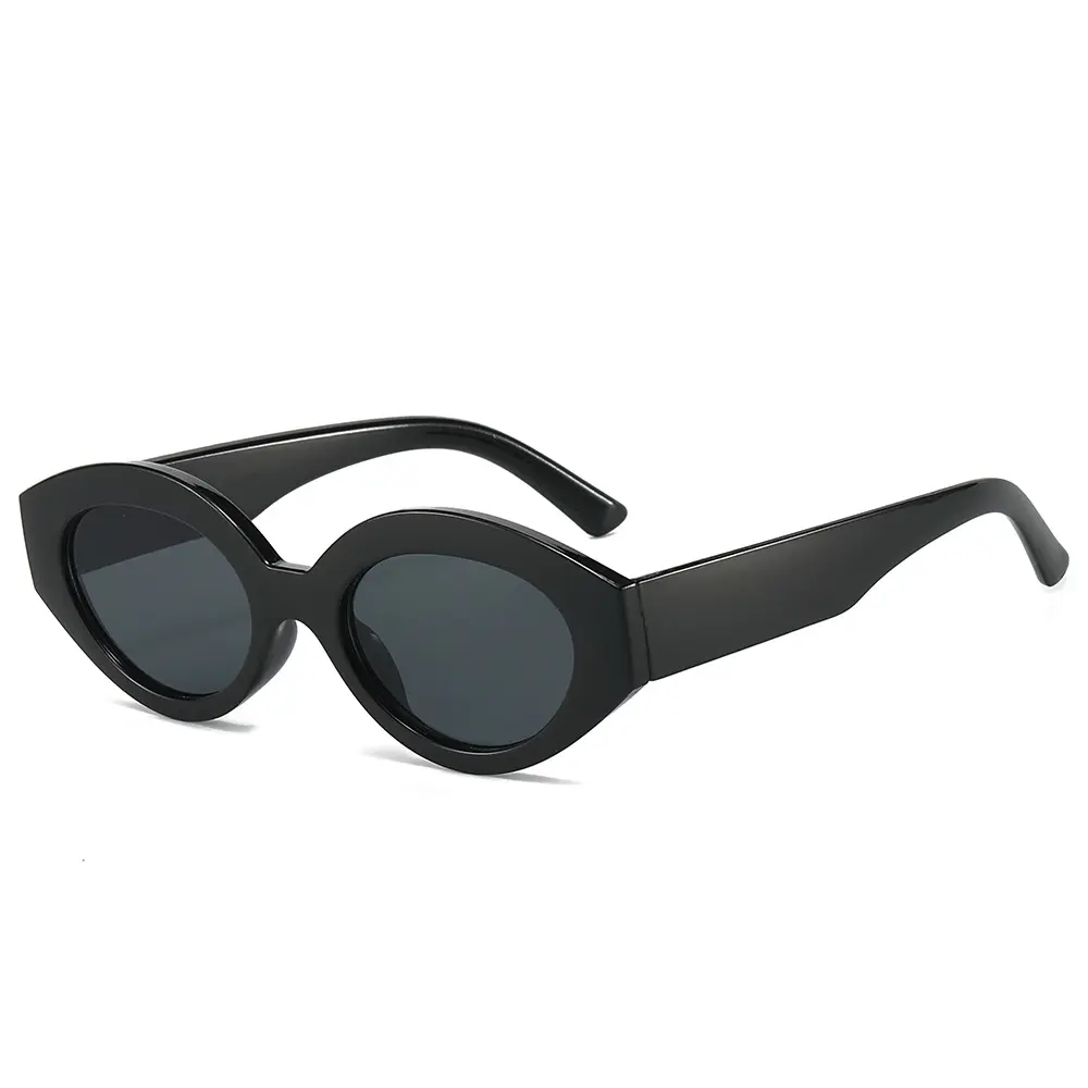 نظارات شمسية بسيطة على الموضة يمكن ارتداؤها على شكل عين القط للرجال والنساء نظارات شمسية جديدة بتصميم مشابه لتأثيرات Douyin على الإنترنت