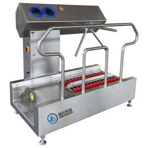 Nouvelle machine électrique automatique de nettoyage de semelles de chaussures avec station d'hygiène à commande par tourniquet en plastique - Product Image 1