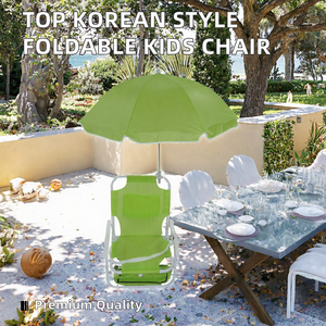 Chaise pliante de plage pour enfants, style coréen, en tissu Oxford 210 de haute qualité, idéale pour les villas et l'extérieur – Meilleure vente - Product Image 2