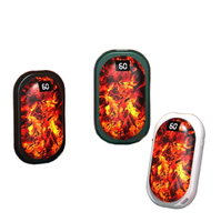 Chauffe-mains électronique en plastique personnalisé avec logo, best-seller, batterie externe 3600mAh, chauffage USB pour voiture/camping-car/chambre et utilisation en extérieur