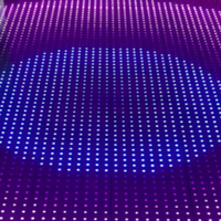 Dalles de sol LED interactives Starlight Dance personnalisées par le fabricant, éclairage de scène LED, jeu d'activité, 60 * 60 * 7 cm, dalles de sol LED