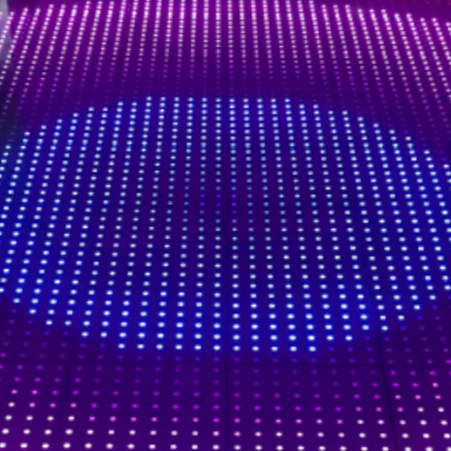 Manufacturer Customized Starlight Dance Interactive LED Stage Lighting Floor Tile Activity Game 60 * 60 * 7cm LED Floor Tile