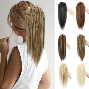 Extensions de cheveux pour femmes européennes : Chignons à griffes tendance, queues de cheval, chignons désordonnés, postiches et pinces transparentes - Product Image 1