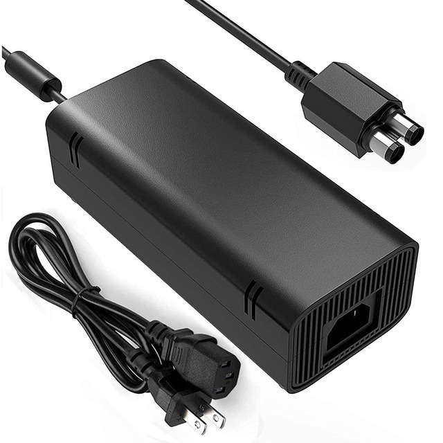 AC Adapter Power Supply Brick Charger with Cable for Xbox 360 Slim