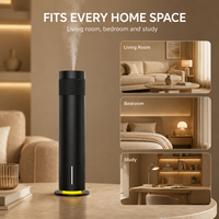 Diffuseur d'arômes électrique sans eau à nébulisation avec contrôle, rechargeable, pour la maison, l'hôtel et l'usage domestique