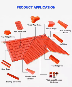 Nhà máy trực tiếp giá bán buôn không thấm nước ASA nhựa tổng hợp lợp ngói của màu sắc - Product Image 3