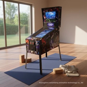 Máquina <span class=keywords><strong>de</strong></span> Pinball Virtual LCD <span class=keywords><strong>de</strong></span> Tres Pantallas Comercial Europea y Americana Modelo Wzl 68801, Máquina Arcade para Comercio Transfronterizo con Monedero Individual - Product Image 2
