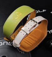 Ceinture de musculation professionnelle Clinkerman avec support dorsal rembourré de 1,5 cm - Largeur de 11,5 cm ou 15 cm pour les squats et les soulevés de terre