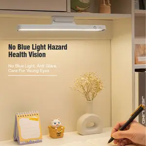 A parete LED Wireless luce magnetica lampada da notte sensore di tocco intelligente luce di lettura lampada da tavolo con telecomando per la stanza