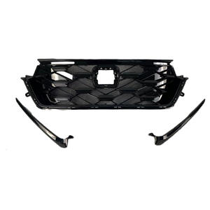 Parrilla de parachoques delantero a precio de fábrica para Honda <span class=keywords><strong>HRV</strong></span> <span class=keywords><strong>2023</strong></span>, estilo deportivo, negro brillante, plástico ABS, accesorios para coche, kit de carrocería, rejilla - Product Image 1