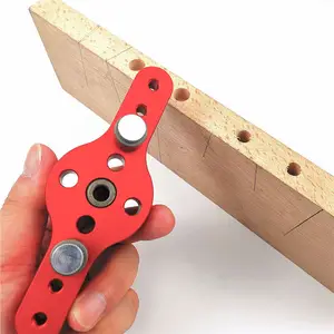 Modello di perforazione del legno 6/8/10mm dispositivo tascabile verticale localizzatore di falegnameria guida di perforazione autocentrante