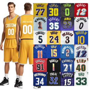 Maillots de <span class=keywords><strong>Basket</strong></span> Rétro Homme Personnalisés de Haute Qualité à Prix de Gros – Irving, Embiid, Antetokounmpo, Butler, Williams, Durant, <span class=keywords><strong>James</strong></span>, White - Product Image 2