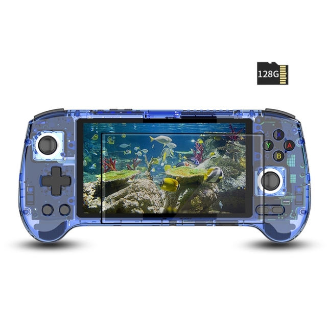 Professional Android 13 Handheld Game Console 5.48-Inch AMOLED Screen WIFI Portable Game Player with High Quality RG556