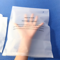 Emballage imprimé personnalisé Sac en PVC PE Sac d'emballage pour t-shirt Vêtements Emballage coulissant à fermeture éclair Sac en plastique à fermeture éclair pour vêtements