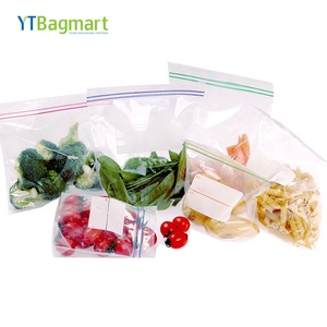 ถุงพลาสติกใส LDPE แบบซิปล็อค สำหรับเก็บอาหาร แช่แข็ง ใช้ซ้ำได้ พิมพ์ลายได้ตามต้องการ - Product Image 1