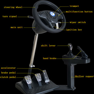 Plateforme de simulation de conduite automobile avec structure en acier et fonction d'apprentissage - Product Image 5