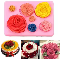 Silikonform für Kuchen und Schokolade, Hochzeitstorten-Dekorationswerkzeug, Zucker- und Süßigkeitenform