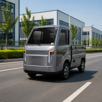 Nouveau design de mini camionnette électrique, style moderne, véhicule utilitaire à 4 roues pour la logistique urbaine et le transport agricole