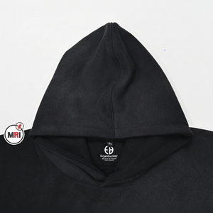 เสื้อฮู้ดผ้าฟลีซผ้าฝ้าย100% ขนาดใหญ่พิเศษสำหรับทุกเพศเสื้อฮู้ดซักด้วยกรดสั่งทำพิมพ์ลายพัฟ - Product Image 4
