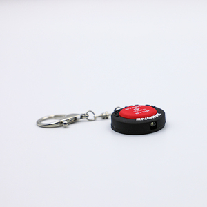 Custom Silicone PVC Soft Rubber <b>Car</b> Wheel Key Chain Tag LED Light Keychain with Snap <b>Hook</b> - Product Image 2