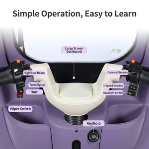 <span class=keywords><strong>Mini</strong></span> <span class=keywords><strong>Triciclo</strong></span> Eléctrico Solar de Tipo Abierto Hecho en China para Adultos - Product Image 2