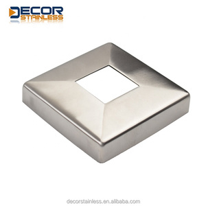 Poste decorativo para balaustrada, jardín, balcón, pasillo, columna, poste cuadrado estable, <span class=keywords><strong>placa</strong></span> <span class=keywords><strong>Base</strong></span> con cubierta - Product Image 1