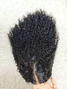 Promotion Letsfly : Perruques sans colle Pixie Curly avec fermeture en dentelle transparente 5x5, 14-24 pouces, 100% cheveux humains vierges bruts, vente en gros - Product Image 5