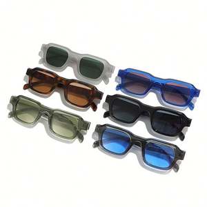 Gafas de Sol Cuadradas Retro de Moda 2025 con Logotipo Personalizado, Montura Pequeña, Estilo Punk, Protección UV400 para Hombre y Mujer - Product Image 4