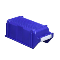 Bac de rangement empilable en plastique pour entrepôt Outils de cueillette de forme carrée Boîte de support de petits accessoires pour l'organisation des pièces de rechange