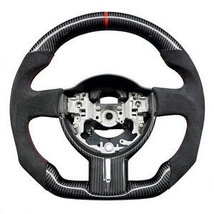 Volante Deportivo de Fibra de Carbono Forjado con Base Plana para Toyota 86 <span class=keywords><strong>GT86</strong></span> ZN6 2013-2020 Subaru BRZ FR-S, Mejora de Rendimiento - Product Image 5