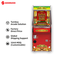 SOONUOO Machine à poussoir de pièces commerciale, jeu d'arcade, approvisionnement direct usine, prix usine, alimentation 110/220V, garantie 1 an