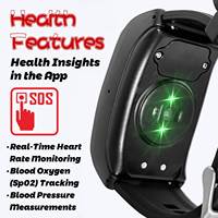 Nuovo Smartwatch 4G con Monitoraggio Dati Salute, Rilevamento Cadute, GPS, Promemoria Medicinali, Chiamata SOS per Anziani