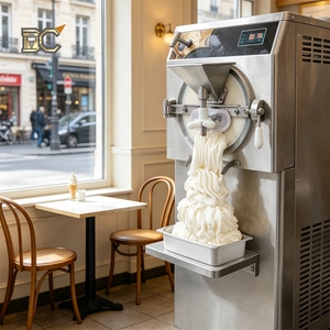 Machine à glaces italiennes 17Ltank CE/ETL, machine à glaces artisanales horizontale commerciale Mehen, machine à gelato pour les entreprises - Product Image 1
