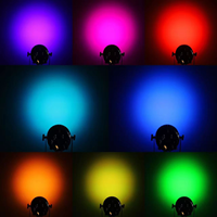 Projecteur PAR extérieur de haute qualité 7 pièces 120W RGBW 4-en-1 LED IP65 DMX512 pour éclairage de scène, bar, fête