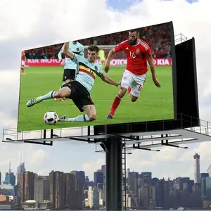 Layar Led P6 dua sisi harga pabrik layar Led Video Hd kecerahan tinggi papan reklame tanda Led layar tetap luar ruangan