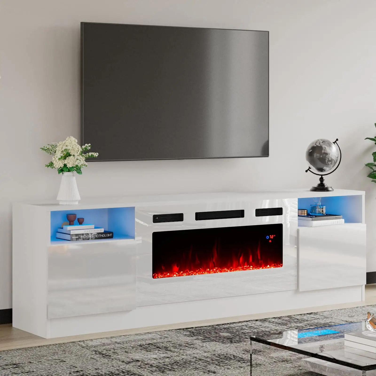 TV Hiện đại giá đứng nổi meuble TV moderne với lò sưởi de madera TV nhỏ tủ cho phòng khách soportes de