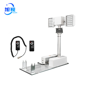 1.8m cao loạt 2*150 dẫn có thể thu vào cột ánh sáng di động ngọn hả<span class=keywords><strong>i</strong></span> đăng lửa khẩn cấp ánh sáng - Product Image 1