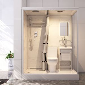 Giá tốt nhất phòng tắm prefab Modular Thiết kế phổ biến đúc sẵn khách sạn phòng tắm tích hợp tắm phòng tắm - Product Image 5