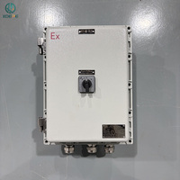 Boîtier de distribution antidéflagrant en aluminium moulé, panneau de commande ignifuge IP54, interrupteur rotatif, commande locale, raffinerie de pétrole et de gaz
